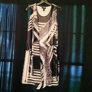 NWT Alfani Geometric Design Dress